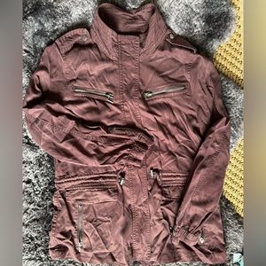 Burgundy jacket new